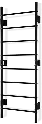 Potenza Scala per la riabilitazione con barra per la riabilitazione, scala 230 x 81 cm, portata fino a 250 kg