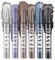 6PCS Lidschatten-Stick-Set, Metallic und matt schimmernde Creme Lidschatten Bleistift Buntstift, wasserdicht lang anhaltende Auge Aufheller Highlighter Buntstift Kontur Stick Augen Make-up Kit (#D)