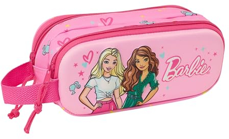 Safta Barbie 3d Double Pencil Case One Size