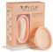 CGHNVXOYL Disque Menstruel en Silicone Rose, Coupe Menstruelle Reutilisable, 1 Unité