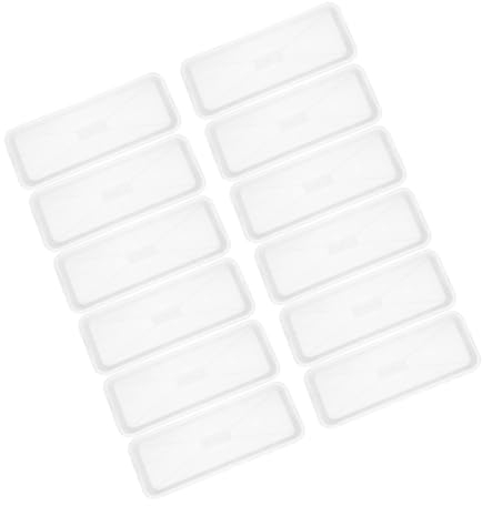 CIMAXIC Bandeja Rectangular para Plantas 12 Piezas Reutilizable Sin Diseño Apta para Macetas Material PP
