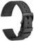 WOCCI 22mm Segeltuchstoff Uhrenarmband, Schnellverschluss, Ersatzband, Schwarze Schnalle (Dunkelgrau)