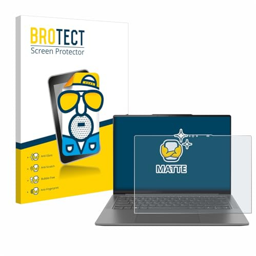 BROTECT Schutzfolie für Lenovo Yoga Pro 7 Gen 10 14 | Entspiegelnder Displayschutz Made in Germany Matte Displayschutz-Folie Anti-Reflex Anti-Fingerprint Einfache Montage