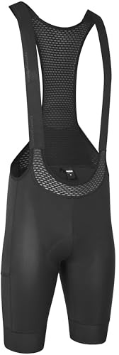 GripGrab EXPLR Gravel Cargo Bib Shorts Herren Radhose mit Beintaschen | Kurze Trägerhose für Gravel und MTB, mit 2 Beintaschen, 1 Rückentasche sowie hochwertigem Elastic Interface Sitzpolster