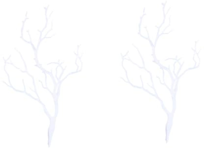 Beavorty 2 Pièces Simulation Branch Diy Antler Headdress Creative Accessories For Gift And Decoration