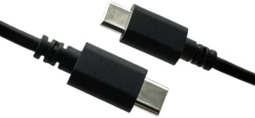 T-ProTek Schwarz USB-C auf USB-C Datenkabel Ladekabel für NGS Roller Beast Lautsprecher
