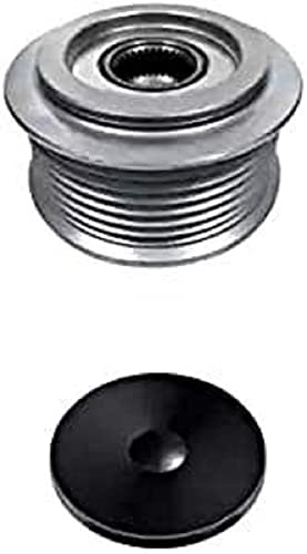 HELLA 9XU 358 038-981 Alternator Freewheel Clutch - Thread Size: M14x1,5 - Number of grooves: 7 - with cap