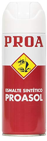 ESMALTE SINTÉTICO EN SPRAY. Blanco. 400 ML. Esmalte de secado rápido y gran dureza en spray. PROASOL. Proa.