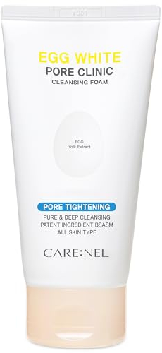 Egg White Pore Clinic - Gesichtsreinigungsschaum 150 ml - Reinigungsschaumreiniger für das tägliche Waschen des Gesichts - Feuchtigkeitscreme und Aufhellung für alle Hauttypen