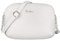 David Jones - Damen Mittelgroße Umhängetasche Viele Fächer - Frau Kleine Schultertasche Zip Reißverschluss PU Leder - Multi Taschen Handtasche - Messenger Crossbody Bag Handy Praktisch Mode - Weiß