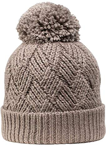 GIESSWEIN Mütze Setzberg - Gefütterte Wintermütze aus Merinowolle, Strickmütze mit Bommel & Krempe, Unisex Beanie, Merino Wool Cap
