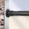 Qlfyuu Curtain Rail Tension Rod Extendable Curtain Pole, Heavy Duty Curtain Rod Pole No Drilling, Telescopic Curtain Pole Rust Free(Black,210-310CM)