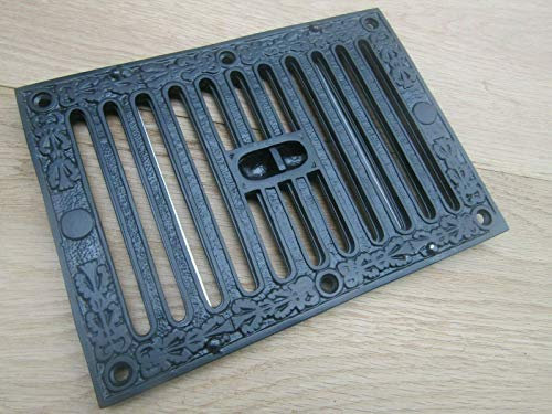 Large Black Ornate Vintage Sliding Vent
