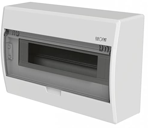 Verteiler mod ELEGANT EP-nt 1/12 n/t weiß 1x12 IP40 Türen weiß 2423-00 Elektro-plast Haube 5902431691497