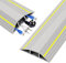 Canaleta de Suelo para Cables, 6m Pasacables para Suelo, Protector de Cable de PVC Flexible, Oculta Cables y previene Accidentes (Gris)