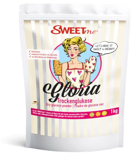 SWEETme Gloria - Glukose Pulver Trockenglukose Glucose Likörzucker 1 kg