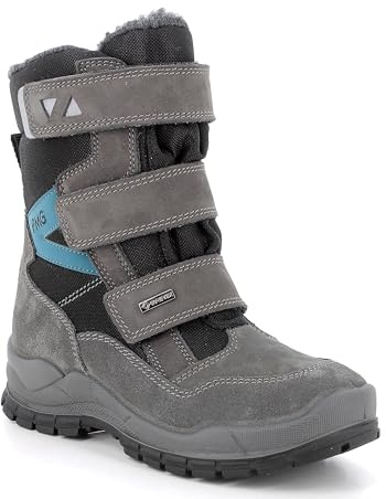 Primigi Hans GTX, Stivali da Neve, Grigio Scuro-Nero, 29 EU