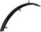 SKS GERMANY BLUEMELS BASIC 28 55MM BLACK SINGLE FRONT Vorderrad-Schutzblech (Fahrradzubehör aus robuster Sandwich-Konstruktion), schwarz
