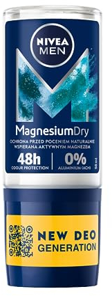 NIVEA MEN Magnesium Dry 48 H Antitranspirant im Ball für Herren 50 ml