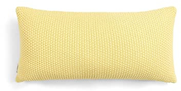 Marc O'Polo Zierkissen Nordic knit Pale Yellow 30x60 cm