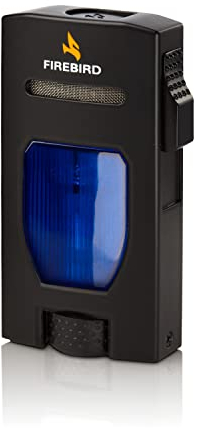 Firebird Rogue Jet Lighter - Windproof Torch Lighter - Butane Gas Refillable (for Safety Not Included) - Large Flame Adjuster Wheel - Large Fuel Tank - Easy Read Fuel Window - Altitude Tested