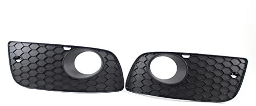 Nebelscheinwerfer Abdeckungen Für VW Für Golf 5 GTI 2005-2007 2008 2009 2 Stücke Nebelscheinwerfer Abdeckung Grille Auto Nebelscheinwerfer Grille 1k0853665s 1K0853666P (Color : Non-Porous)