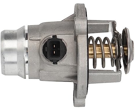 HARUMA Termostato de refrigerante de motor y conjunto de carcasa compatible con BMW X5 X6 745i 745Li 545i 645Ci 760i 650i 750i 750Li 550i E53 E60 4.4L 6.0L 11537586885, 4508105D