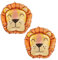Lion Balloons 31inch Lion Foil Balloons Animal Party Balloons Cartoon Animal For Kids Birthday Lion Woodland Balloons Jungle Safari Theme Party Decorations 2pcs
