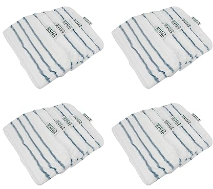 GORMEL 20PCS Mop Pads Compatible For Black & Decker Steam Mop FSM1610 FSM1630 Washable And Reusable Replacement Mopping Cloth