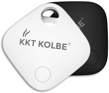 K-Tag Key Finder | KeyFinder | Pack of 2 | Smart Tracker | Apple Find My | Smart App (iOS Only) | Bluetooth | for Keys, Luggage, Suitcases, Wallets, Bags
