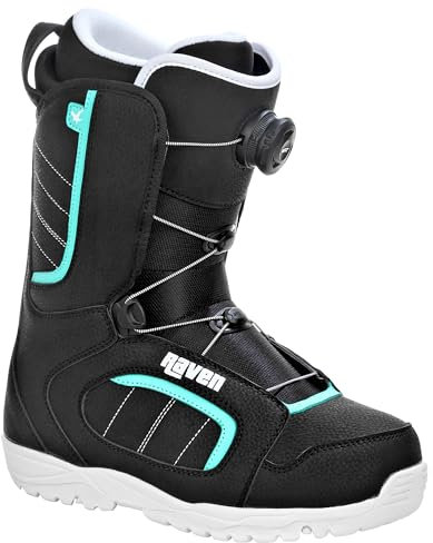 RAVEN Damen Snowboard Boots Diva Moz mit Schnellverschluss (Diva Moz Mint 40 (26cm))