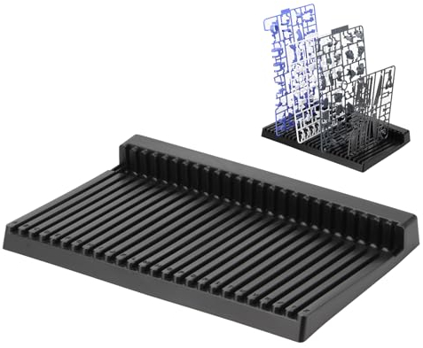 KVMORZE DIY Modell Regal Ständer, Modellstücke Regale, Kunststoff Platzierungsregal, Werkzeug Schublade Aufbewahrungsbehälter für viele Arten Herstellung Zubehör von Actionfiguren, DIY Modellbau