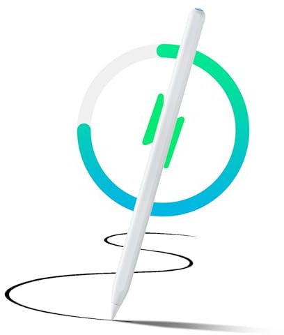 BENKS iPad Pencil 2nd Generation with Magnetic Wireless Charging, Alternative to Apple Pencil 2 with Tilt & Palm Rejection, Stylus Pen for iPad Pro 12.9 in & 11 in/iPad Air/iPad Mini (2018-2023)