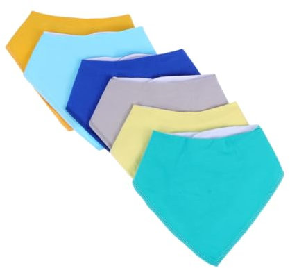 RORPOIR Baby-Bandana-Lätzchen für Neugeborene und Kleinkinder Speicheltuch farbenfrohes Design für einfache Reinigung