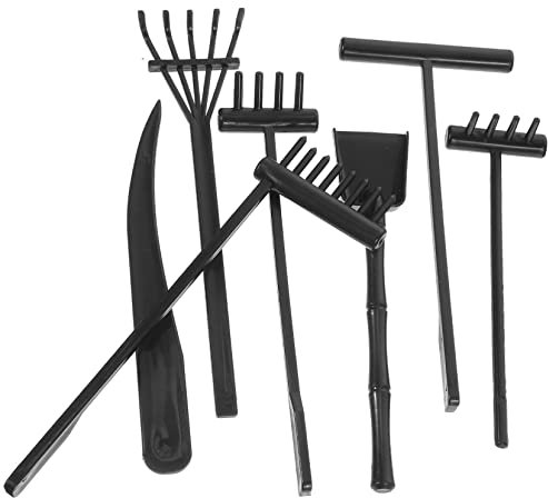 POPETPOP Rastrello Zen Mini Strumento Per Sabbia Paesaggio Creativo Gestione Precisa Angoli Delicati Rilassamento Psichico Calmare Ambito Spirituale Pace Lucidatura Liscia Di Sbavature Affi