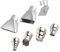 Hot Air Station Nozzle 7pcs 35-40mm Heat Gun Nozzles Kit Stainless Steel for 1500-2000W 35-40mm Hot Air Gun Repair Tool Accessory with Different Shapes