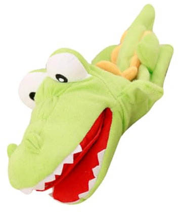 Toyvian Interaktive Alligator Handpuppe Krokodil Handpuppenspielzeug Aus PP Baumwolle Für Kreative Geschichtenerzählungen Und Eltern Interaktion