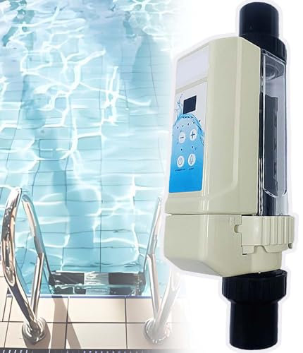 vnmudzeo ÉLectrolyseur Au Sel pour Piscine, Surveillance De La Salinité Et De La TempéRature De l'eau, éLectrolyseur,20g/h