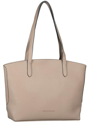 TOM TAILOR Joel Women's Shopper Shoulder Bag Zip Large, beige, L, Classic