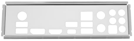 LT Easiyl Computer-Netzanschlussblende aus Edelstahl 16,3 X 5 cm Kompatibel mit MSI MPG Z390 Gaming Edge Silber