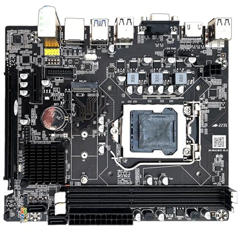 Qusinfc Robusta scheda madre per computer B75 DDR3 con capacità di 32 GB e processore socket 1155 Scheda madre di terza generazione