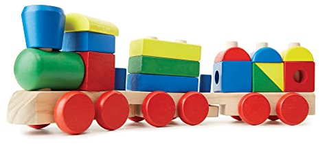 Melissa & Doug Zugspielset zum Stapeln