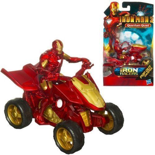 Hasbro - 93583 - Figure - Iron Man 2 - Iron Racers - Pop-out Weapon - Quatum Quad