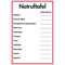 Schild Sicherheitsaushang: Notruftafel 30 x 20cm PVC