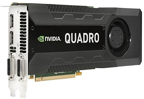 HP NVIDIA Quadro K5000 PCI-E Graphics Card – 4 Gb GDDR5 Memory DVI 1 GPU