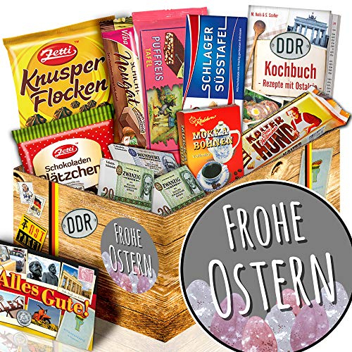 Frohe Ostern/Geschenk Ostern Erwachsene/Geschenk Schokolade DDR