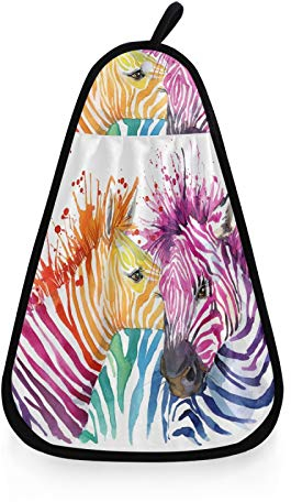 RELEESSS Handtücher, buntes Zebramuster, weiches Mikrofaser-Handtuch für Badezimmer, Küche, Mehrzweckgebrauch