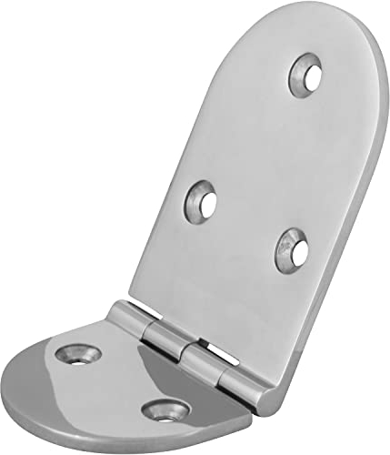 FASTON® Scharniere 146x65mm aus Edelstahl A4 V4A (5 Stück) Klappbar Tisch Türband Türscharnier Tür-Scharnier Innenscharnier Möbelscharnier Klapptisch Schränke Marine