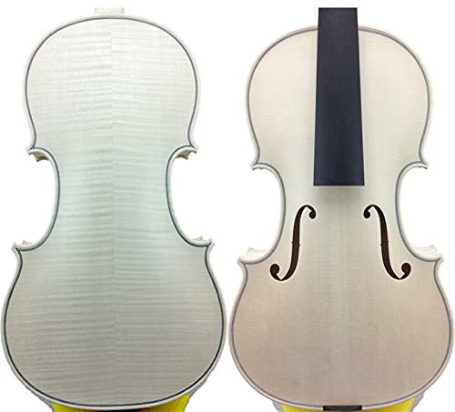 Hand Gemacht Weißer Leerer Violine Erwachsene Geige