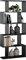 MATKAM BASK Bücheregal aus Holzspanplatten, B/H/T 76,4x176x28cm, Standregal, Würfelregal, freistehend, perfekt als Raumtrenner, in verschiedenen Ausführungen erhältlich (Schwarz)
